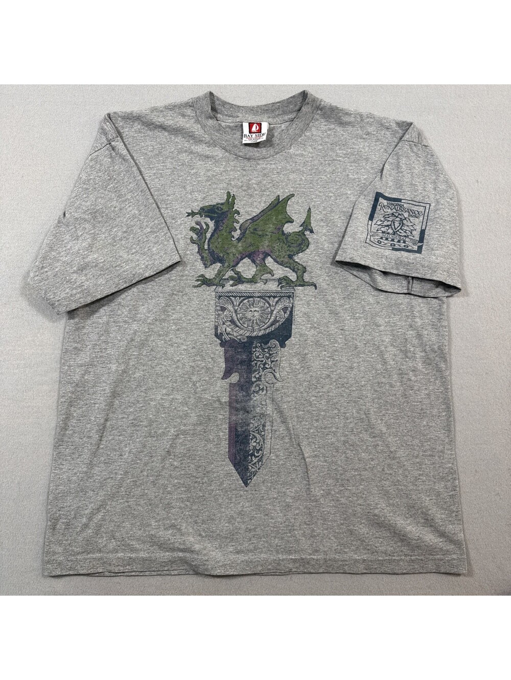 Vintage Renaissance Festival T Shirt Mens XL 1996 - Bay Side Tag